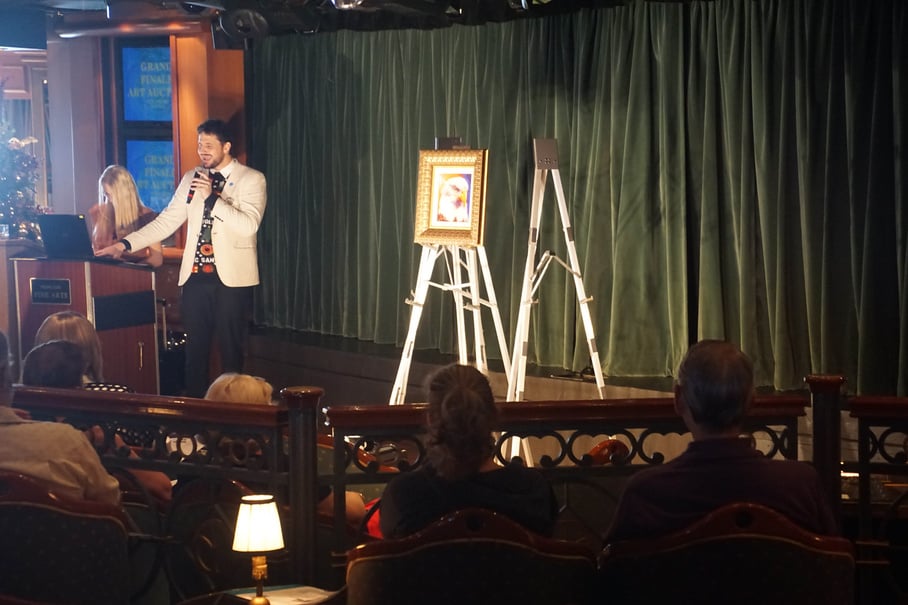 Art Auction aboard a Cruise Ship